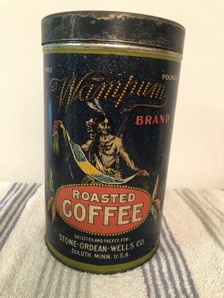 Wampum Coffee Tin