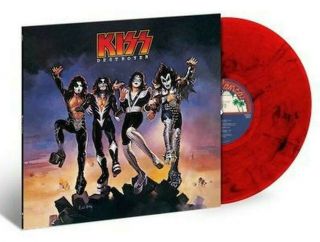 Kiss Destroyer 2018 Red Smoke Vinyl Lp Record Edition 1976 Oop