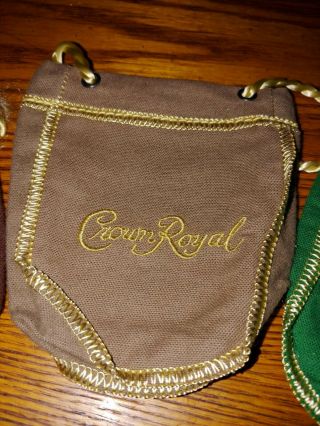 ✨Lot of 6 Crown Royal Mini Bags Vanilla Apple Black Maple & Vintage Deluxe✨ 3