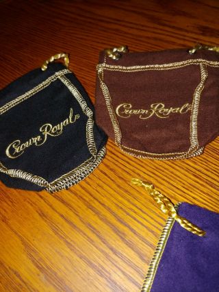 ✨Lot of 6 Crown Royal Mini Bags Vanilla Apple Black Maple & Vintage Deluxe✨ 7