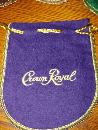 ✨Lot of 6 Crown Royal Mini Bags Vanilla Apple Black Maple & Vintage Deluxe✨ 8