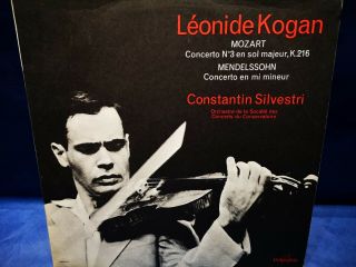 Columbia Saxf 138 Kogan Mozart /mendelsson Violin Ctos Silvestri Orig - No Sax