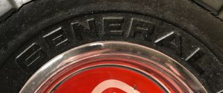 Vintage General Tire Haf - Trac Tire Ashtray Tyre Akron Firestone 3