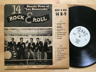Ronnie Dean & Les Shamrocks - Rock & Roll - Rare Cnd Garage Rockabilly Lp - Hear