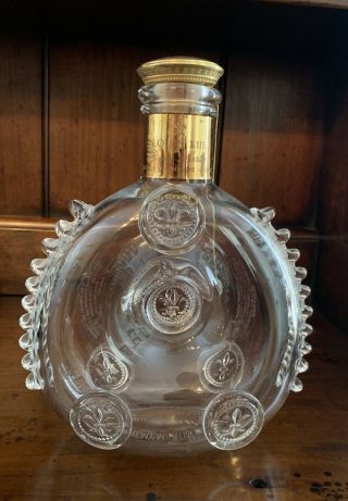 Remy Martin Louis Xiii Cognac Baccarat Crystal Decanter Collectable Bottle