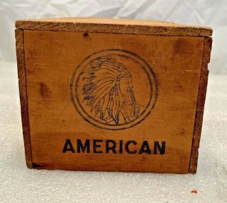 VINTAGE.  ”CHIEF” Cheese Box.  5 LB Size.  11 1/2” X 4”.  Graphics.  No Cover 5