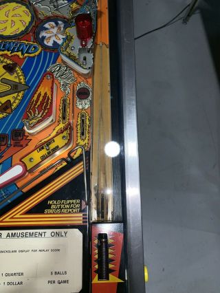Whirlwind Pinball Machine Williams Coin Op Arcade 1990 LEDs 7