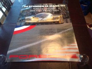 Factory 1985 Porsche Le Mans Victory Poster