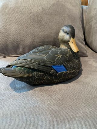 2017 Ducks Unlimited Special Edition Drake Black Duck Decoy Nib