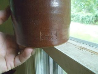STEPHENS INK EMB WITH LABELS STONEWARE 1/2 GALLON JUG WITH HANDLE WW1 LABEL 4