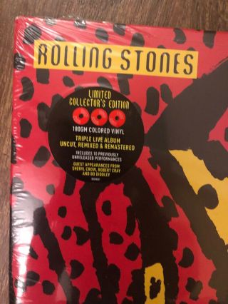 The ROLLING STONES Voodoo Lounge Uncut Limited Ed RED VINYL 180gm 3 X LP 2