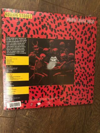 The ROLLING STONES Voodoo Lounge Uncut Limited Ed RED VINYL 180gm 3 X LP 3