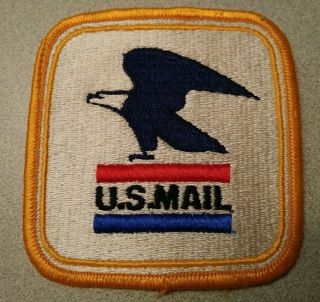 Us Mail Embroidered Patch Usps Vintage Logo Post Office Postal Service