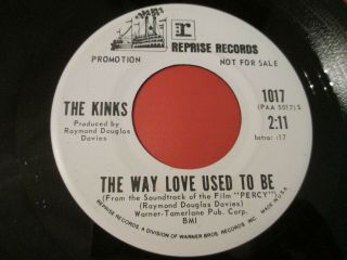 THE KINKS GOD ' S CHILDREN THE WAY LOVE TO BE 45 & PROMO REPRISE 2