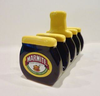 Marmite Vintage Retro Ceramic Toast Rack Holder Collectible Kitchenalia Exc Wow