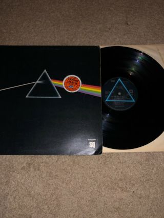 Pink Floyd Dark Side Of The Moon - Uk Import Quadrophonic - 2 Posters And Stickers