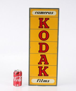 Kodak Sign,  Light Weight Metal,  About 23 Inches Tall/cks/209855