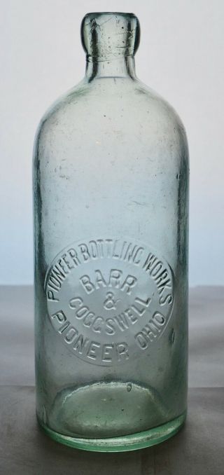 Old Quart Hutch Hutchinson Soda Bottle – Pioneer Pioneer Oh - Oh0737.  2
