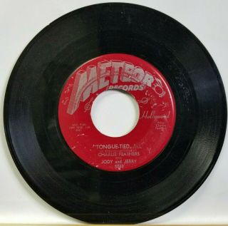 Charlie Feathers Tongue - Tied Jill Get With It Meteor 5032 Red Rab Rockabilly