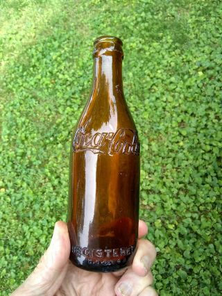 Coca - Cola Lexington Ky amber coke bottle old soda pop Kentucky antique bottles 4