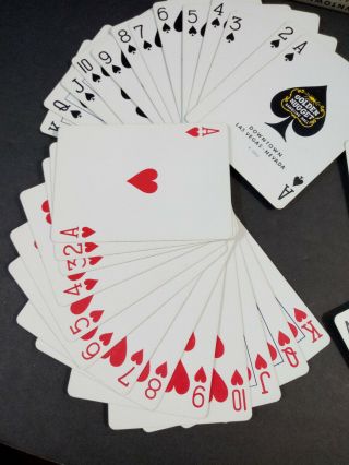 Complete Uncancelled Golden Nugget Casino Playing 54 Cards Black Deck Las Vegas 5