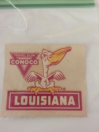 Conoco Travel Decal Louisiana