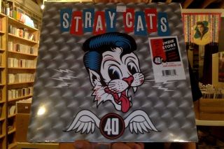 Stray Cats 40 Lp Colored Splatter Vinyl,  Download,  Poster Indie Exclusive