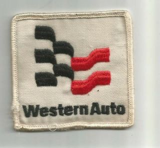 Western Auto Advertising Patch 2 - 3/4 X 2 - 7/8 583