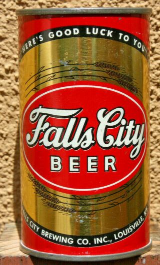 Actual Can/lilek Book Falls City Irtp Opening Instructional Flat Top Beer Can