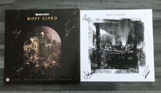 Biffy Clyro - Signed “mtv Unplugged” 2 X 180gsm Vinyl Lp/cd/dvd & Art Print