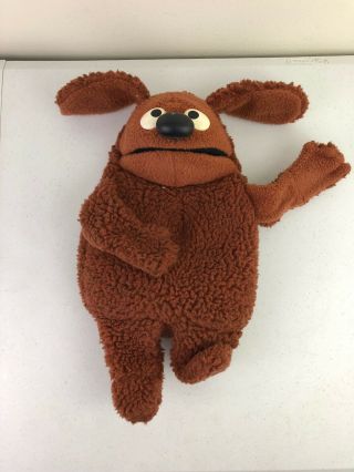 1977 Jim Henson Muppets Rowlf Fisher Price Hand Puppet Toy