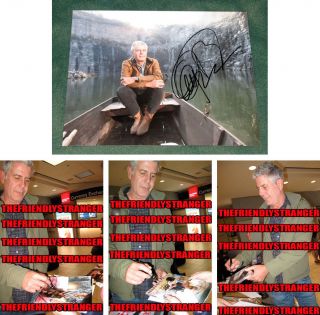 Anthony Bourdain Signed Autographed 8x10 Photo - Proof - Parts Unknown