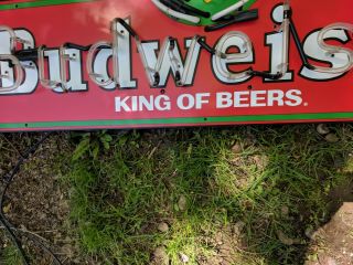 Anheuser Busch King Of Beers Neon Light Eagle Beer Bar Sign