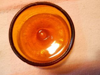 Amber Globe Quart Mason Fruit Canning Jar With Period Wire Bail 8