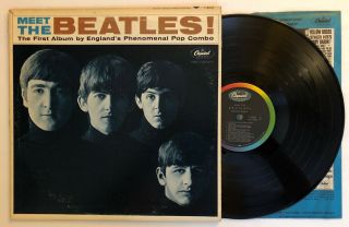 Meet The Beatles - 1964 Us Mono Capitol Labels T - 2047 Vg,  Ultrasonic