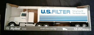 Nylint U.  S.  Filter 18 - Wheeler Tractor Trailer Truck Steel W/box