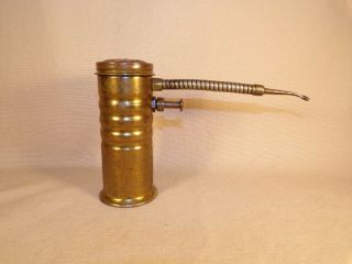 Rare Vintage Brass Eagle Oil Can Oiler Pump No.  66 Style Made In Usa