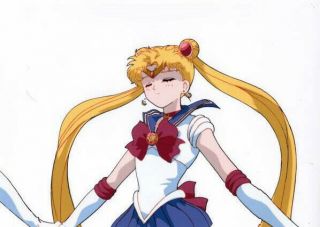 Sailor Moon R: Promise Of The Rose Movie Cel With Douga