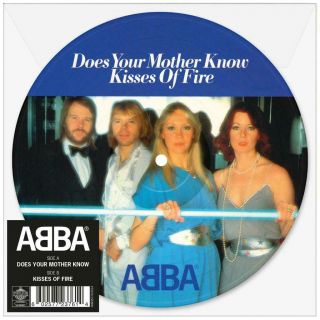 Abba - Does Your Mother Know - 40th Anniv 7 " Picture Disc