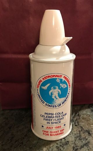 Vintage 1985 Pepsi Cola Can First Flight In Space - Young Astronaut Program 2
