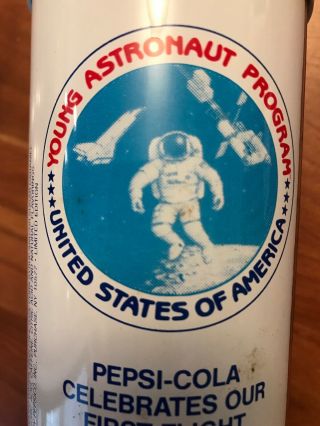 Vintage 1985 Pepsi Cola Can First Flight In Space - Young Astronaut Program 3