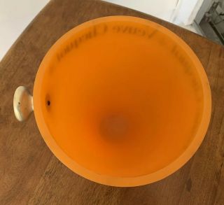 Veuve Clicquot French Champagne Orange Ice Bucket / Cooler 4
