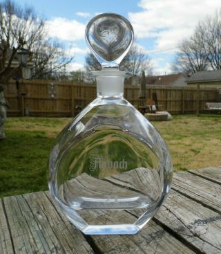 Asbach Selection 21 Jahre Gereift Glass Brandy Decanter Empty Bottle.  7 Liter