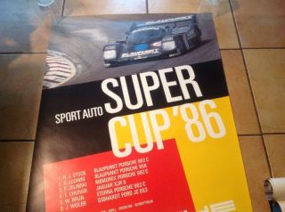 1986 Porsche Cup Poster