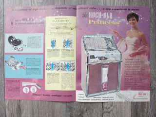Princess Rock - Ola Jukebox Machine Flyer Brochure 2
