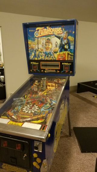 Rudy ' s Funhouse Pinball Machine Williams Coin Op 1990 PLAYS GREAT 3