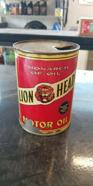 Gilmore Lion Head 1qt Oil Can
