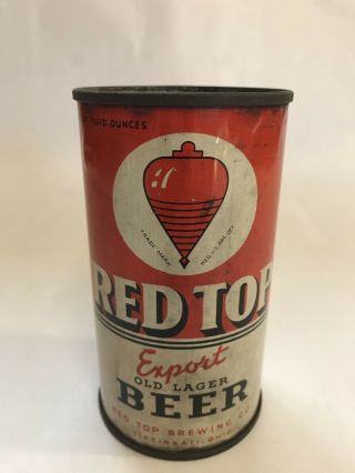 Red Top Export Old Lager Beer,  Red Top Brewing Co. ,  Cincinnati,  Ohio Oi Flat Top