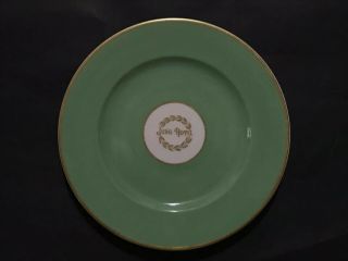 1951 Jung Hotel Orleans Louisiana China Signature Dinner Plate Pair 3
