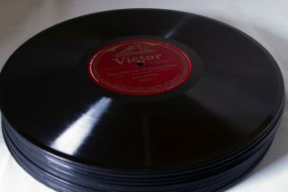 15 Red Label 10 " Victrola Single Sided 78 Rpm Records - Red Seal Classical Vg,